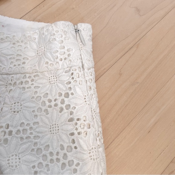 NWT French Connection Cream Floral Lace Skirt - Picture 3 of 8